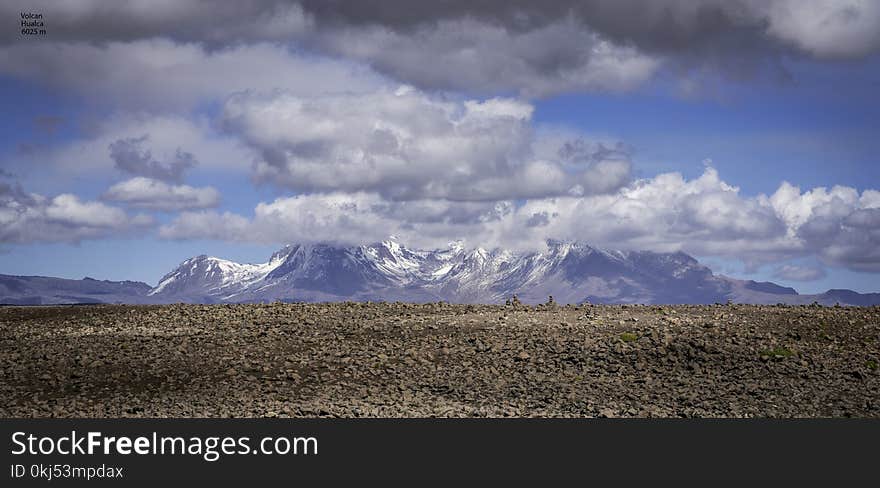 Mountain and Dried Soil