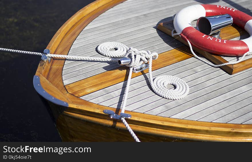 Brown and Grey Wooden Boat