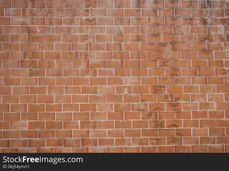 Brown Concrete Brick Wall