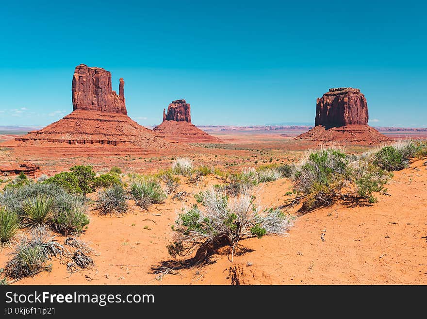 Monument Valley during summer