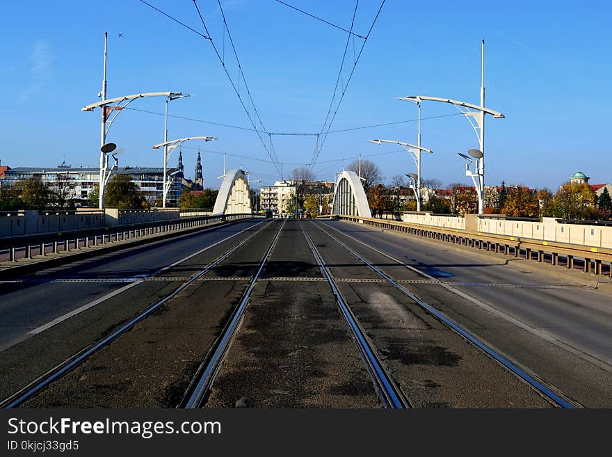 Track, Sky, Transport, Road