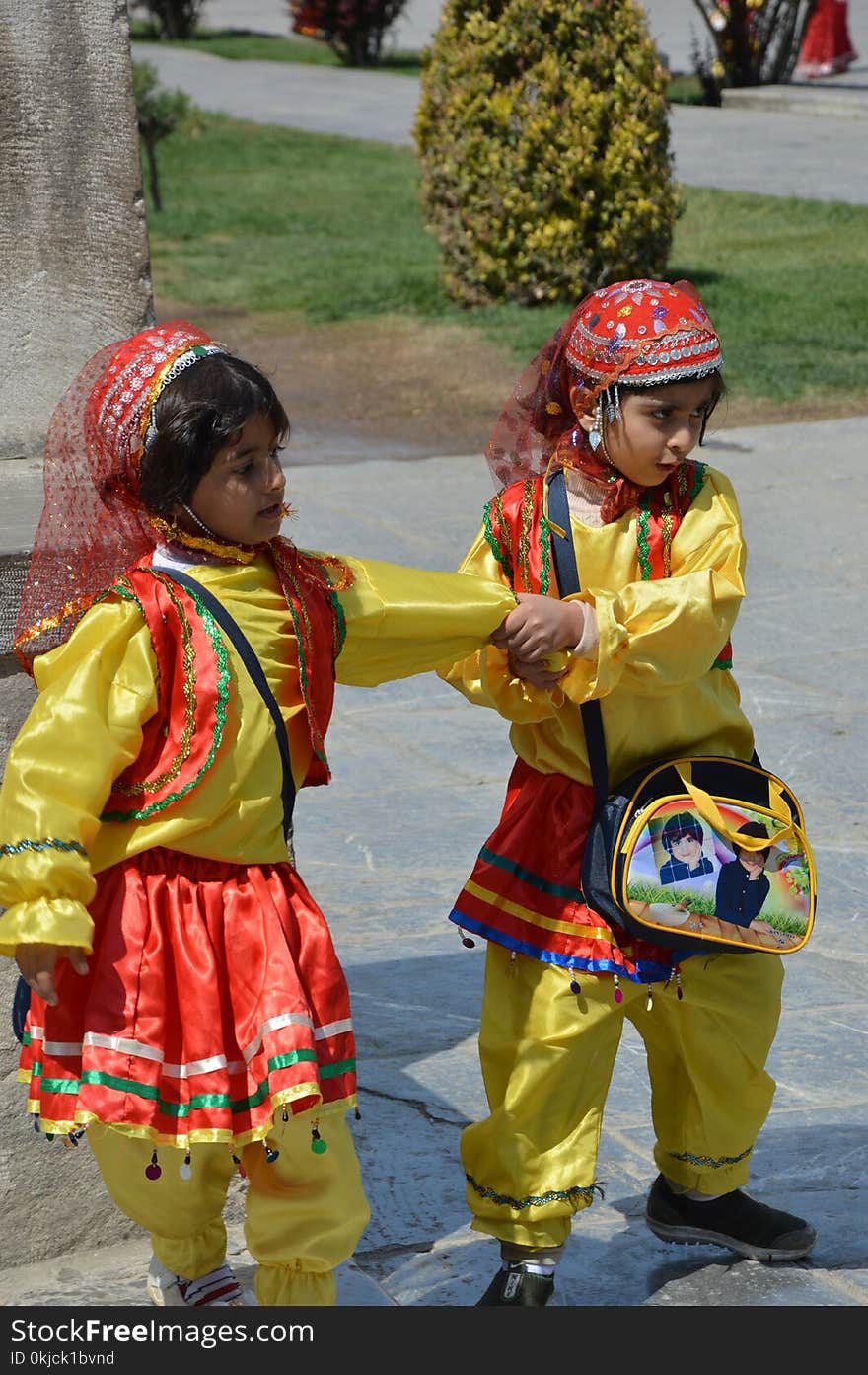 Yellow, Temple, Child, Tradition