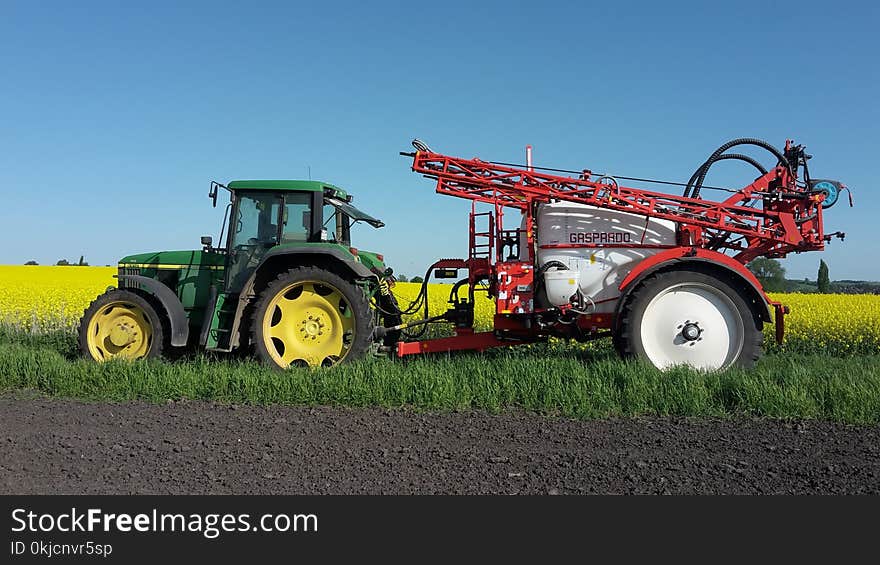 Agricultural Machinery, Tractor, Agriculture, Field