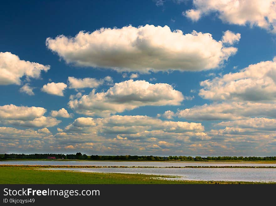 Sky, Cloud, Cumulus, Grassland