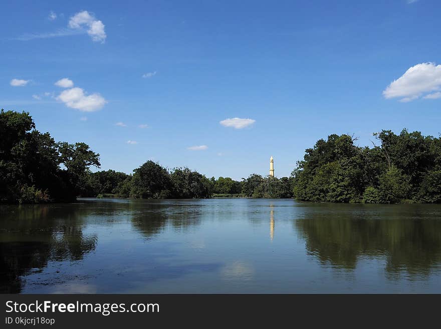 Sky, Reflection, Waterway, River