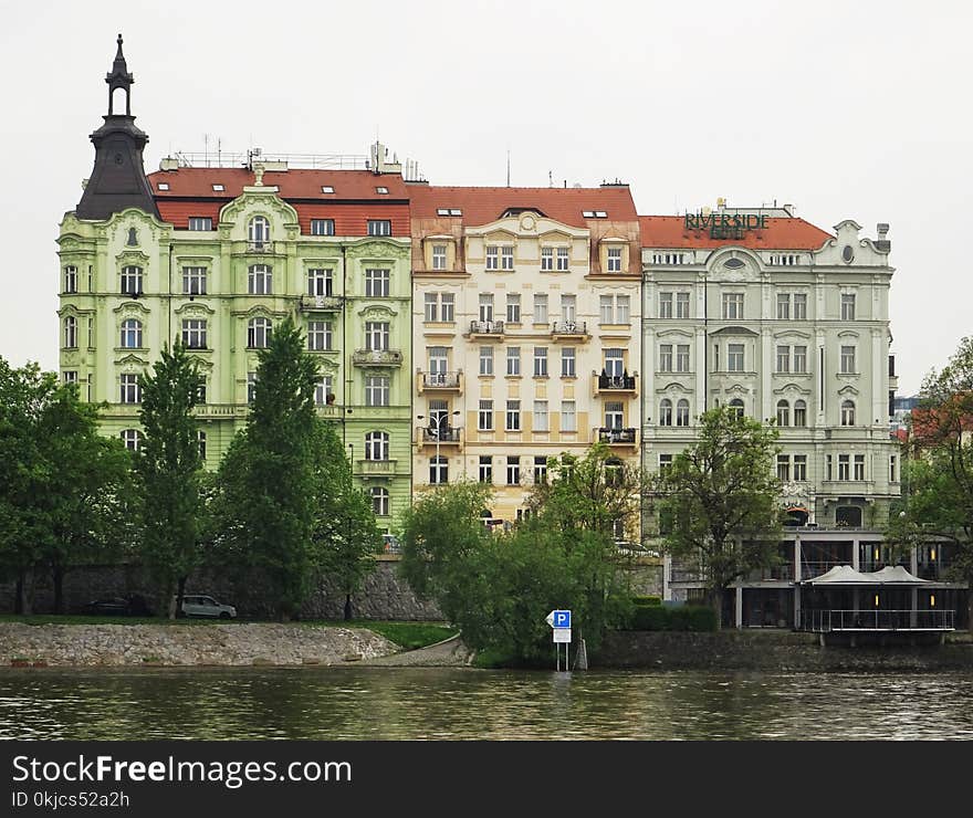 Waterway, Water, City, Town