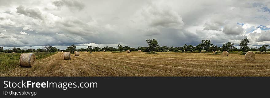 Cloud, Sky, Field, Agriculture