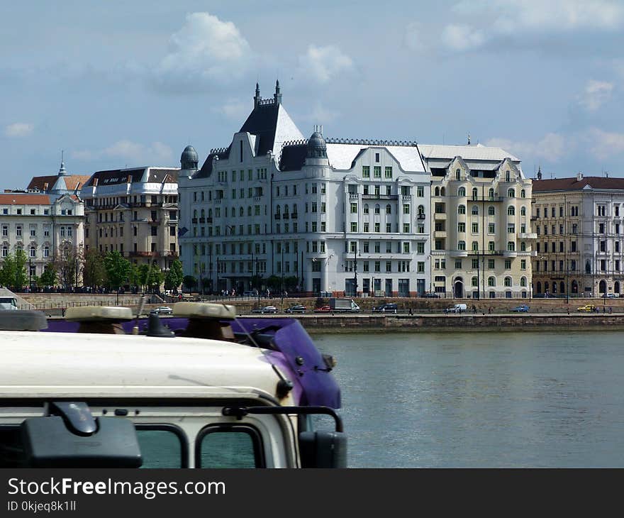 Residential building on the shores of the Danube in Budapest