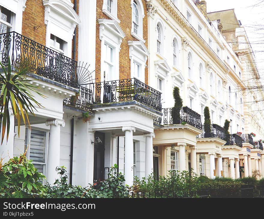 White Architectural Baroque Building