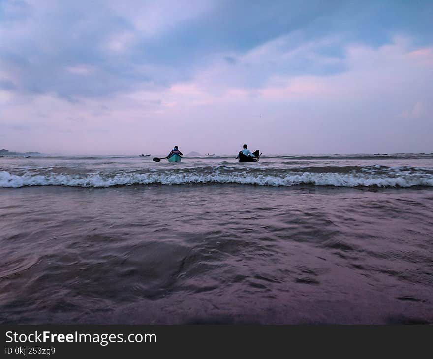 Two Man on Boats