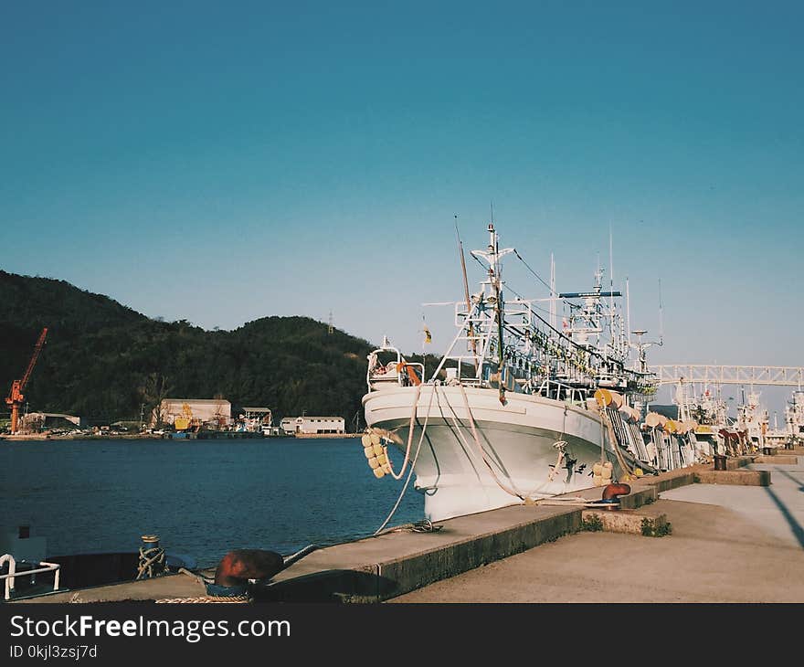 Ship Beside Dock