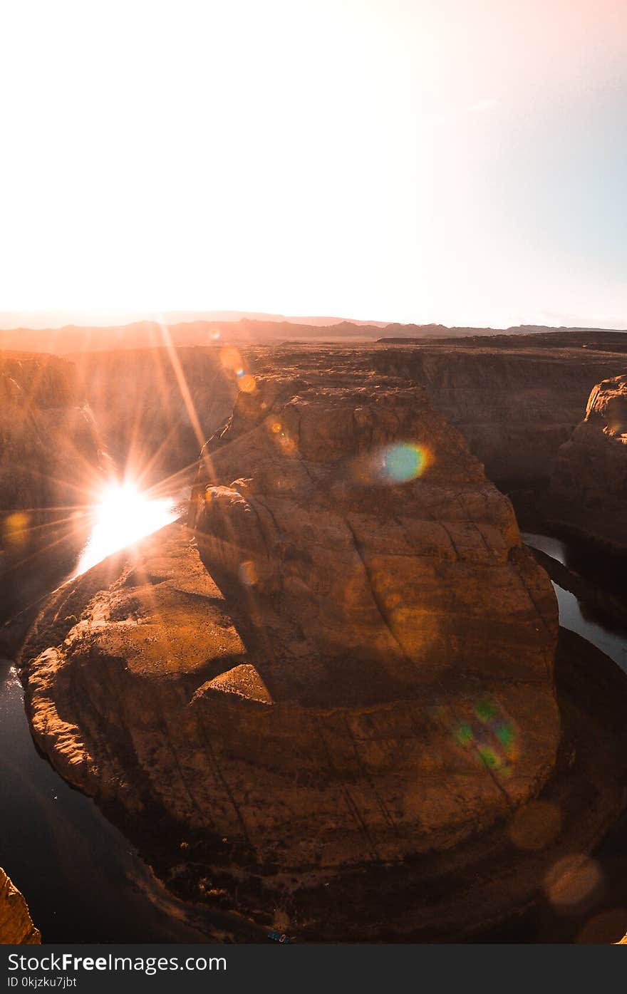 Brown Rock Formation