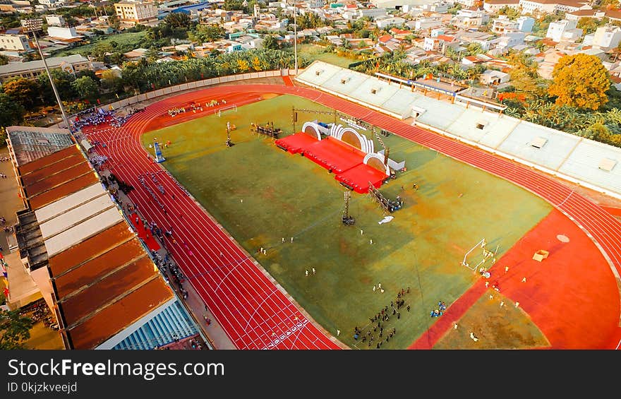 Aerial View Photo of Stadium