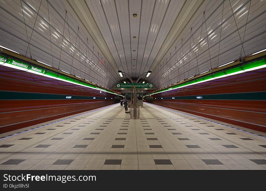 Empty Train Station