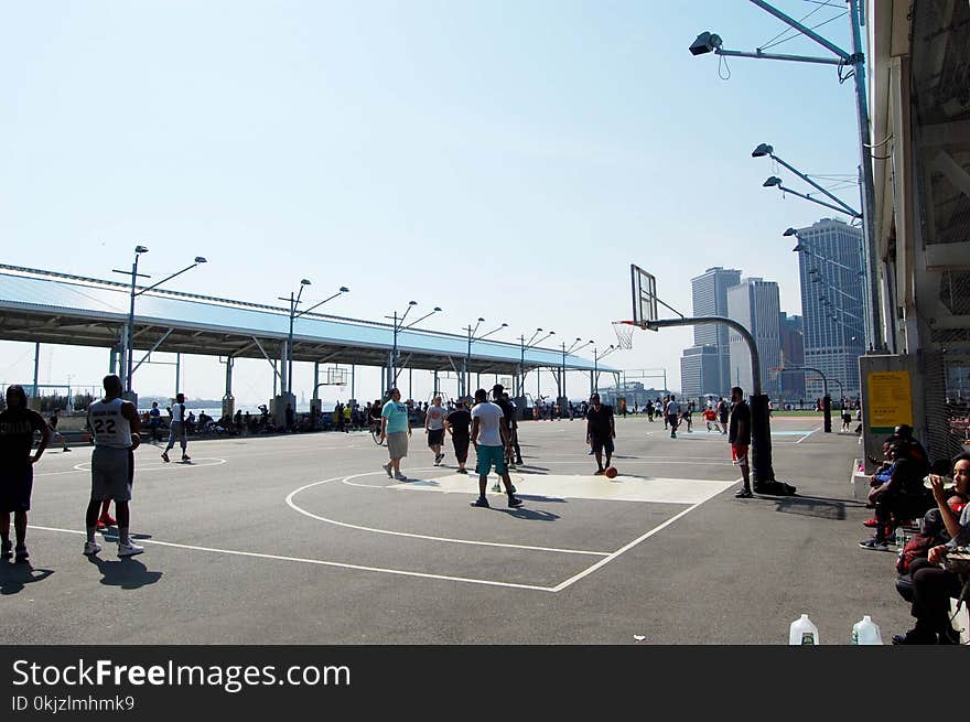 People Playing Basketball