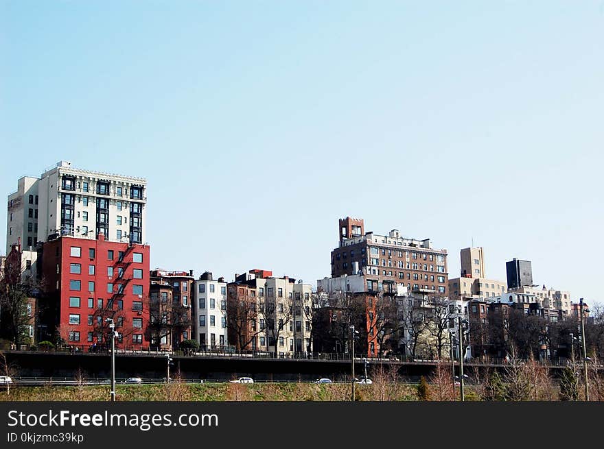 Brown and Red Concrete Buildings