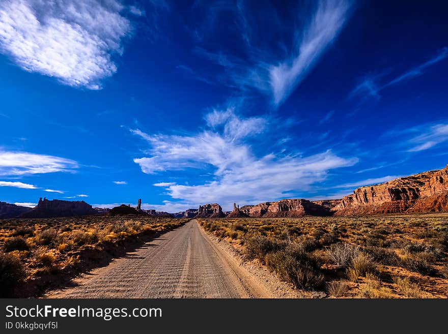 Roadway in Deserted Place