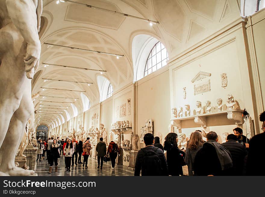 Group of People on Museum