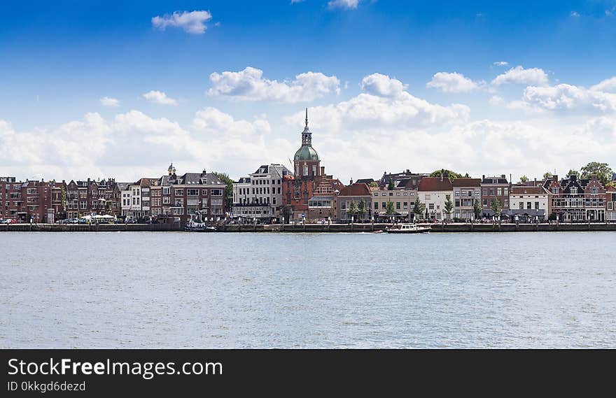 Buildings Near River