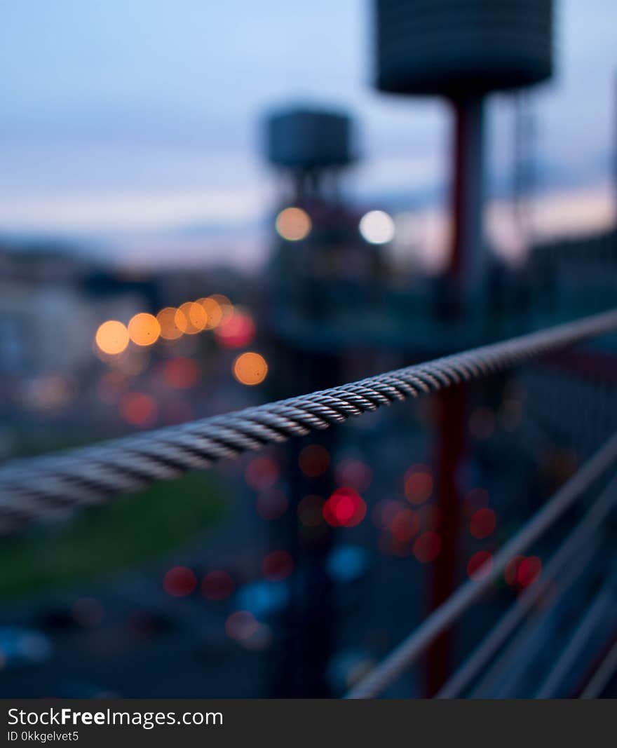 Selective Focus Photography of Grey Wire