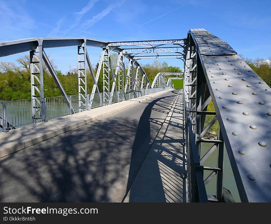 Bridge, Sky, Structure, Tree