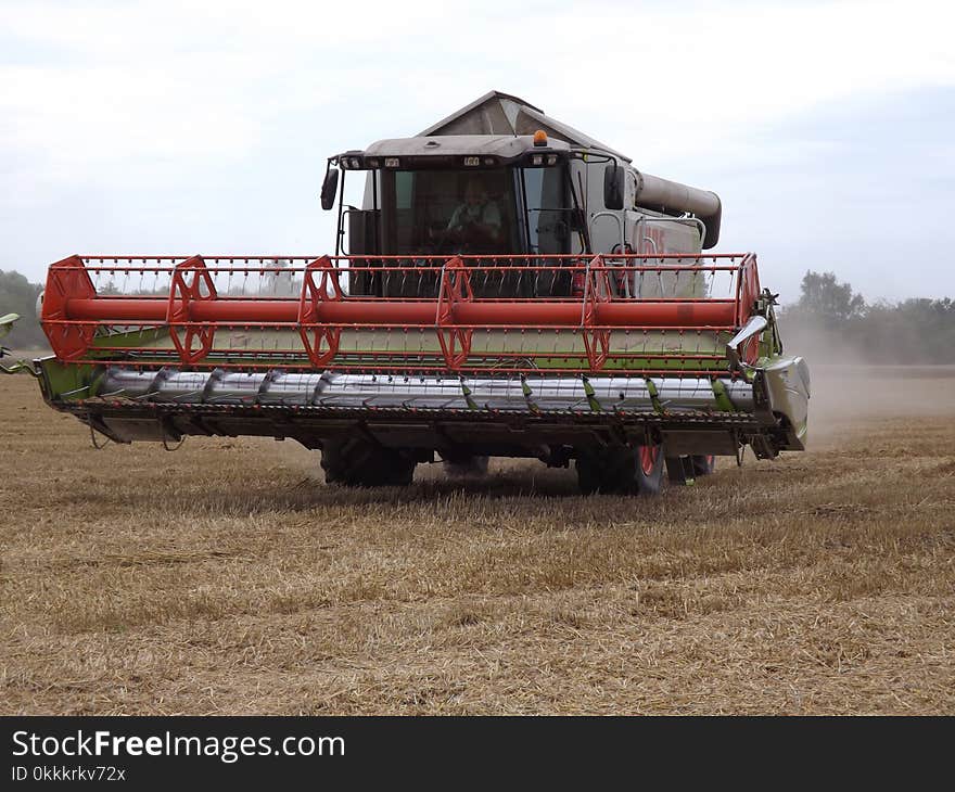 Mode Of Transport, Field, Harvester, Harvest