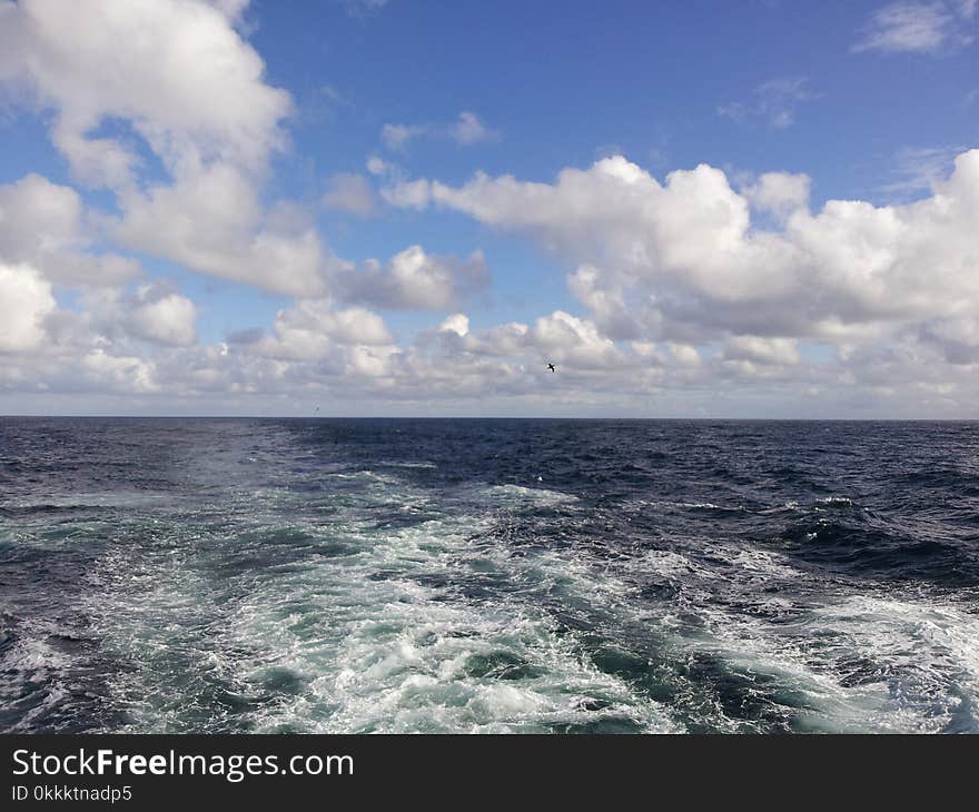 Sea, Ocean, Sky, Horizon