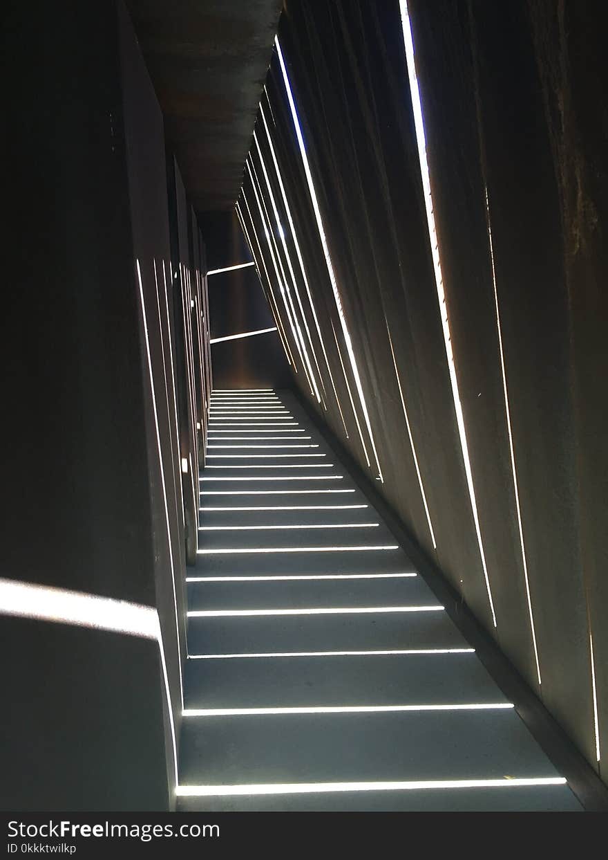 Stairs, Architecture, Light, Structure
