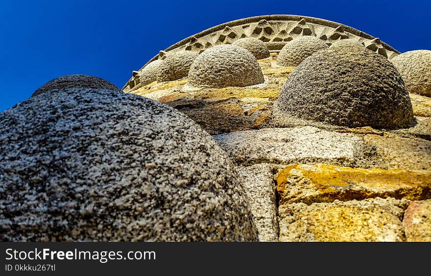 Rock, Sky, Archaeological Site, Historic Site