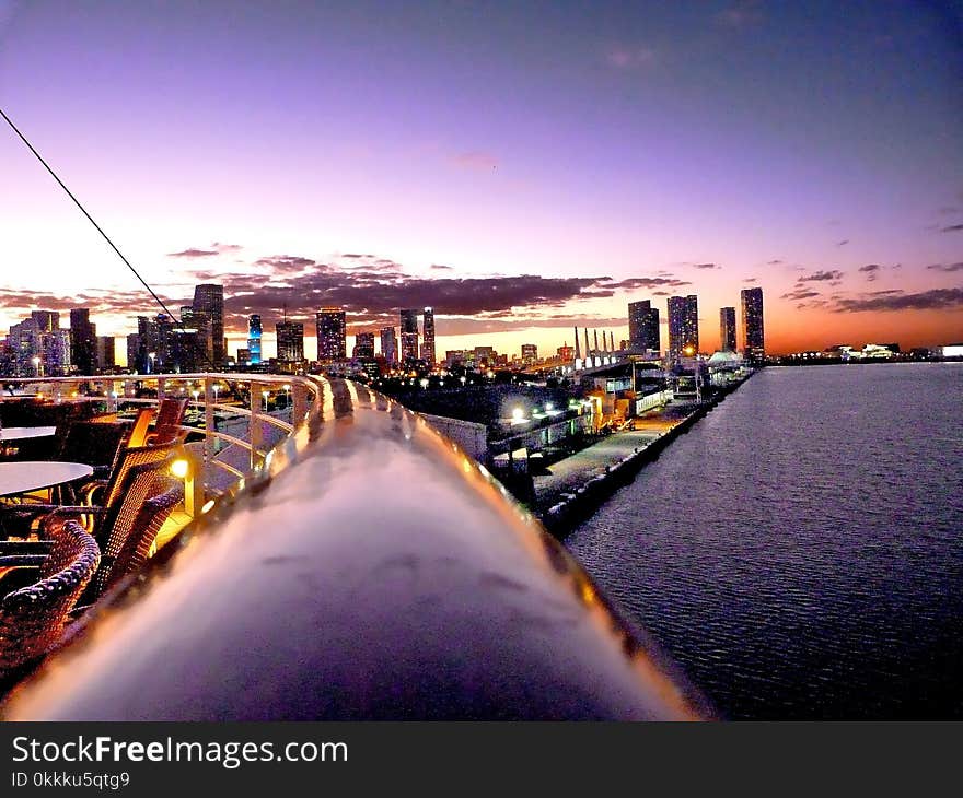 Reflection, Cityscape, Sky, Water