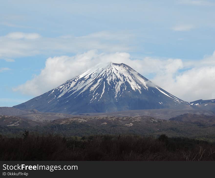 Highland, Sky, Stratovolcano, Mountain