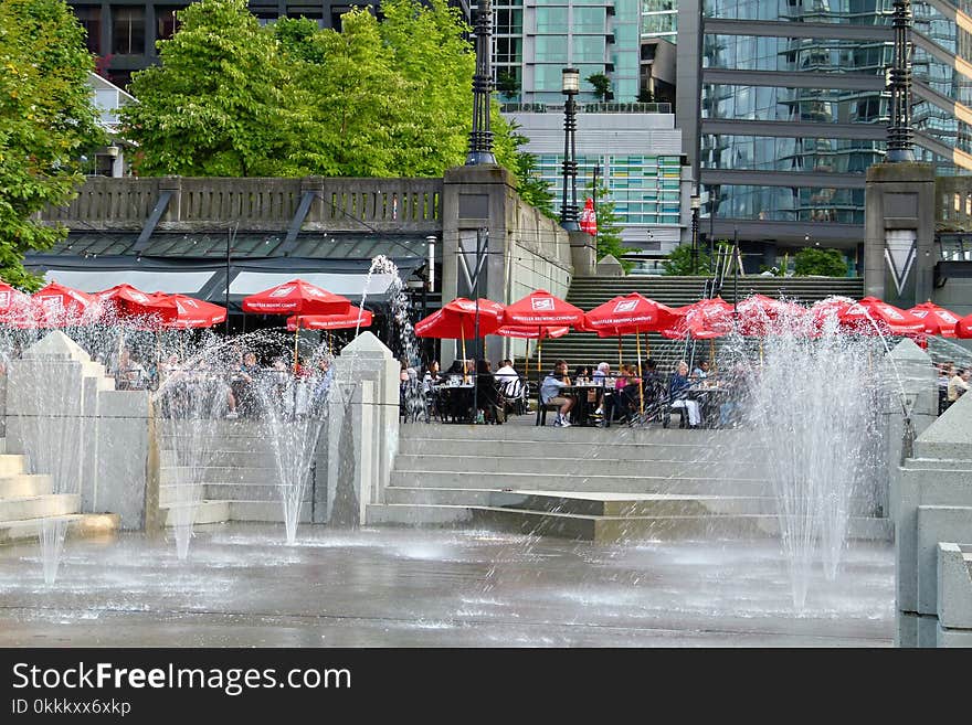 Water, Fountain, Water Feature, City