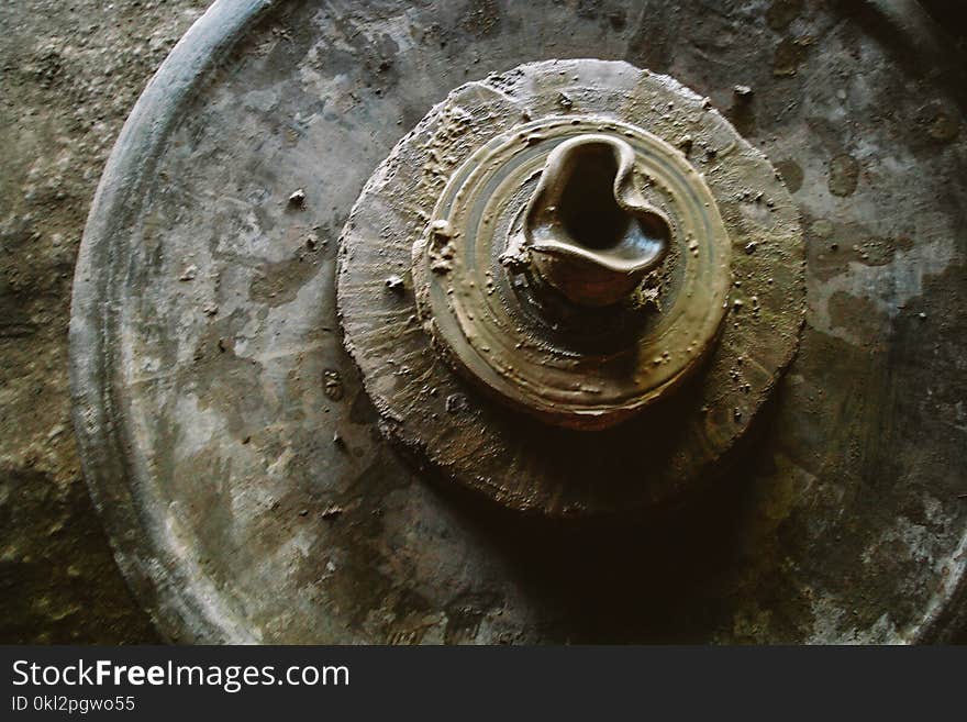 Heart-shaped Clay Pot