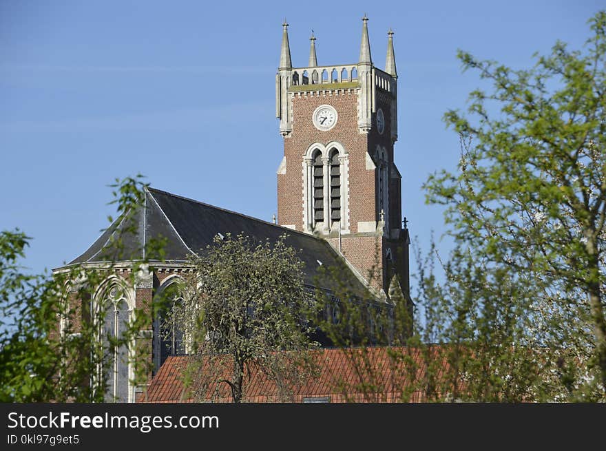 Building, Steeple, Medieval Architecture, Church