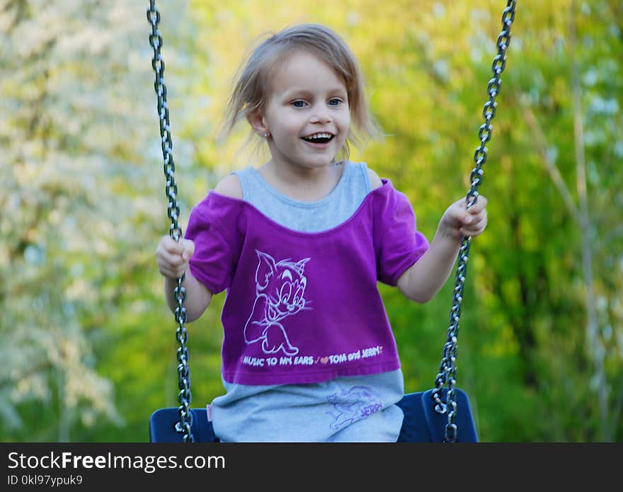 Nature, Facial Expression, Purple, Child