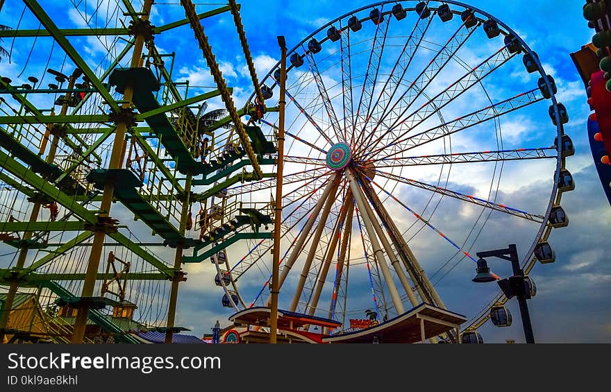 Ferris Wheel, Amusement Park, Amusement Ride, Fair