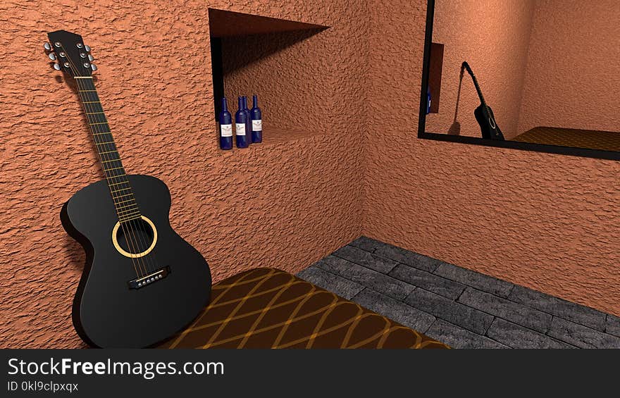 Musical Instrument, Guitar, Acoustic Guitar, Plucked String Instruments