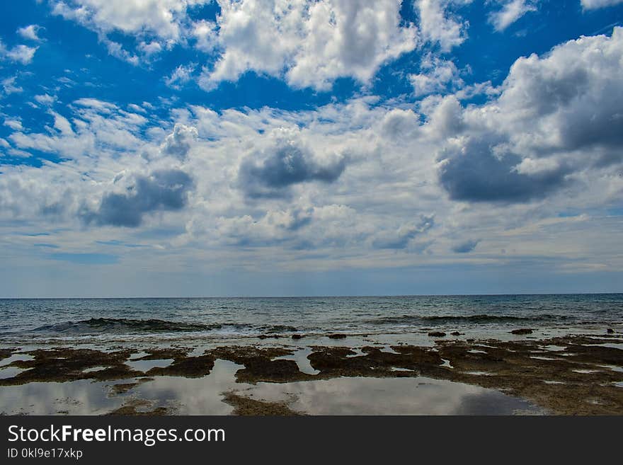 Sky, Sea, Horizon, Cloud