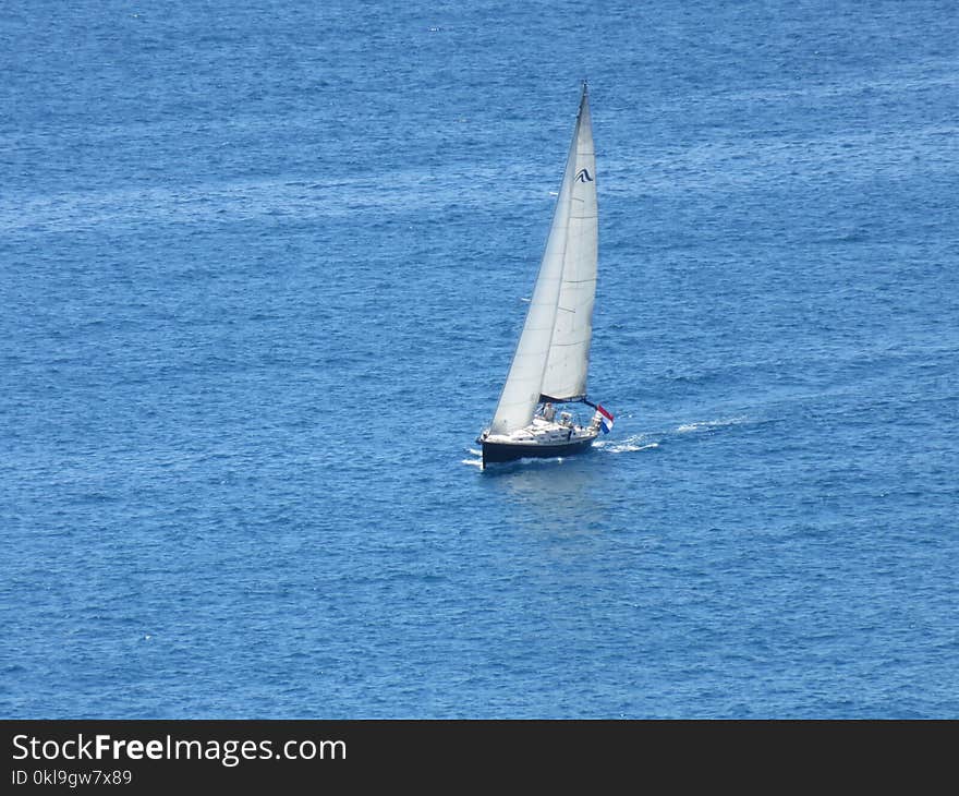 Sailboat, Sail, Water Transportation, Sailing