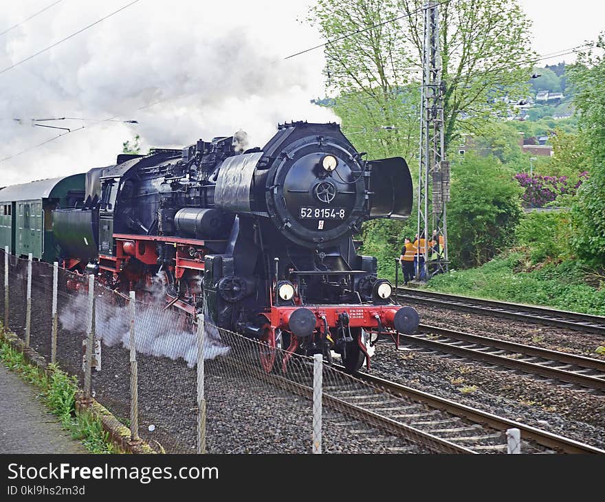 Transport, Rail Transport, Steam Engine, Locomotive