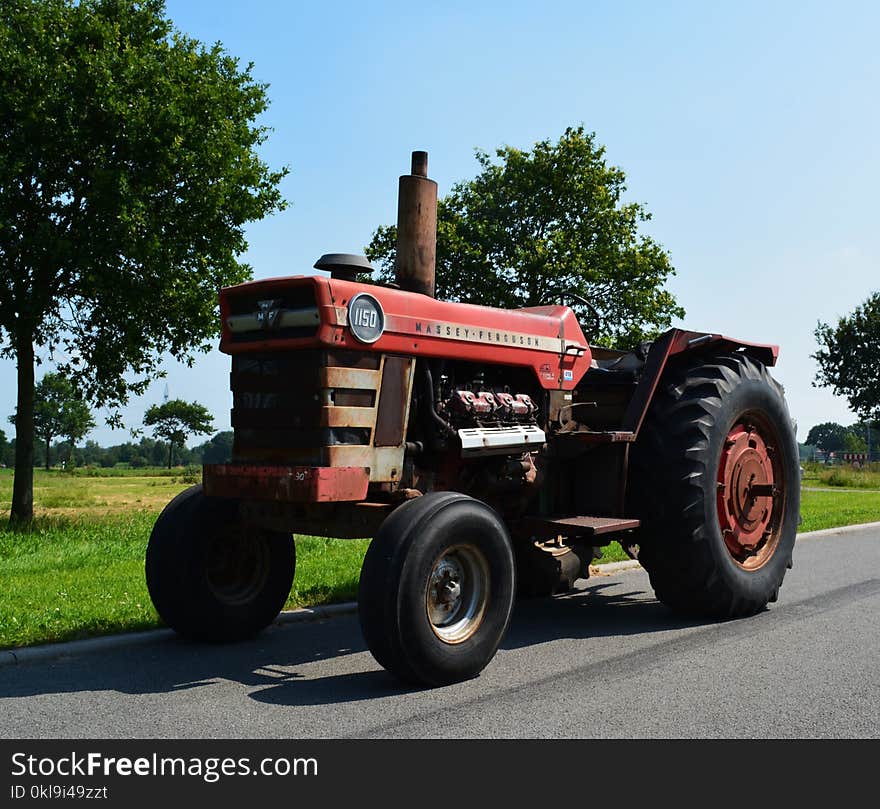 Tractor, Agricultural Machinery, Vehicle, Motor Vehicle