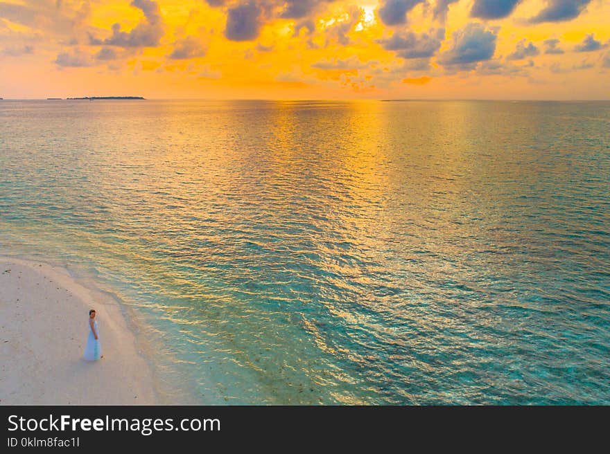 Person at the Beach