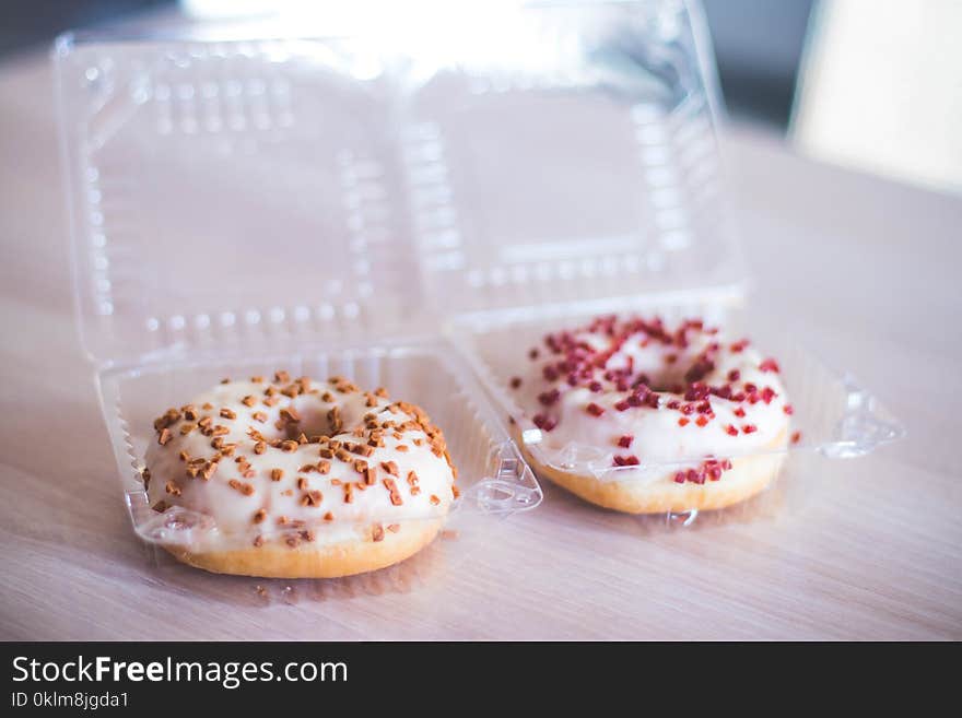 Two Donuts in Clear Plastic Packs