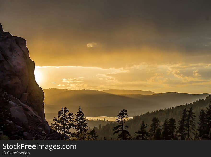 Photography Of Mountain During Golden Hour