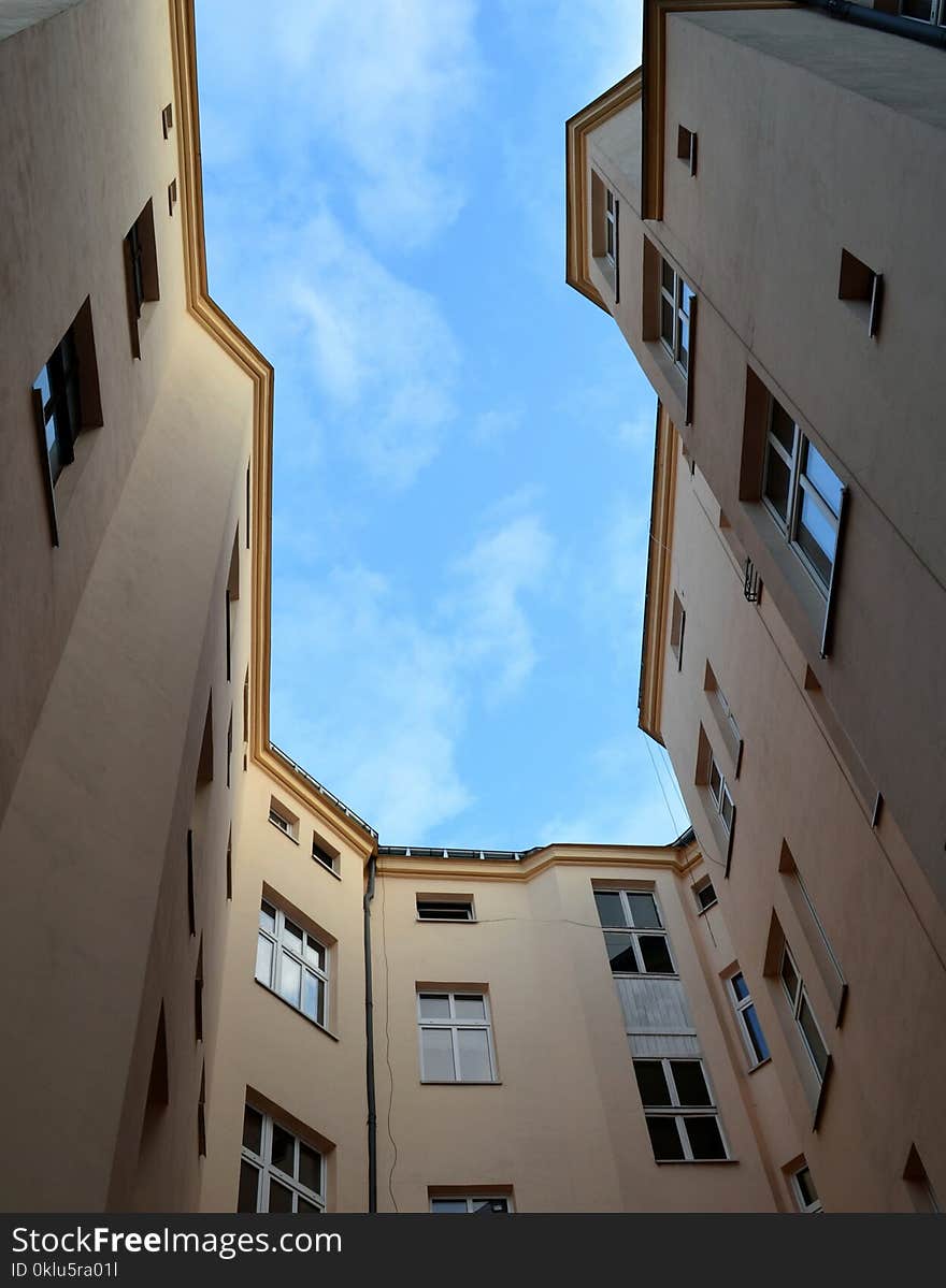 Sky, Property, Building, Apartment