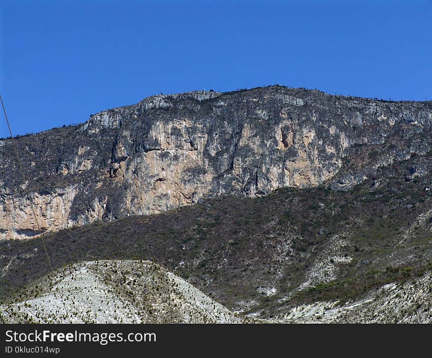 Ridge, Mountain, Rock, Escarpment