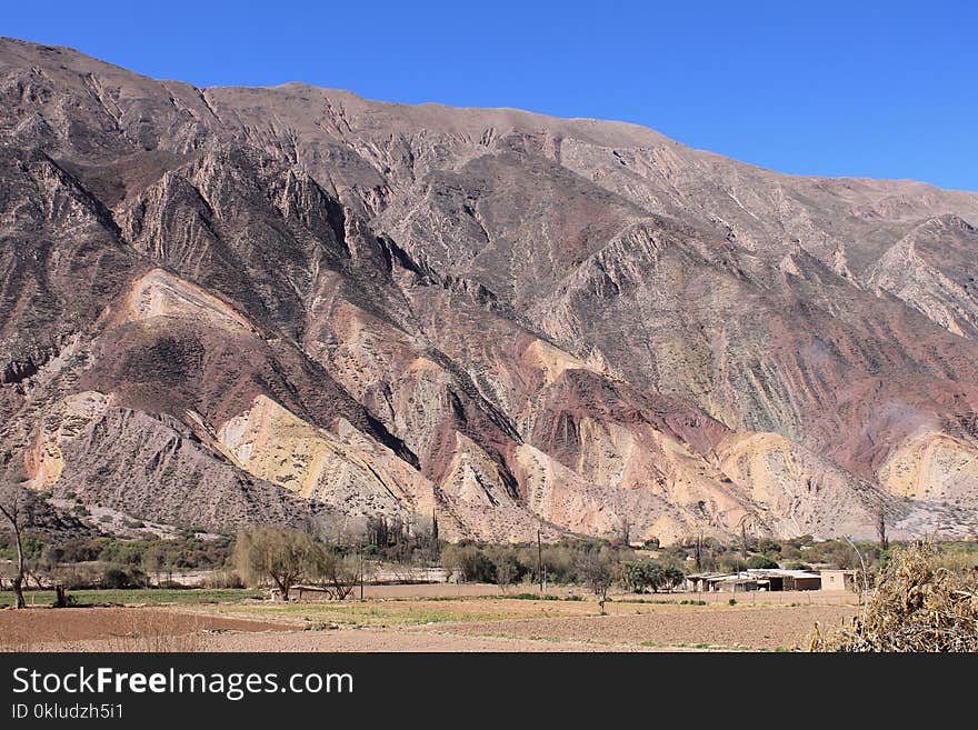 Badlands, Mountainous Landforms, Sky, Mountain