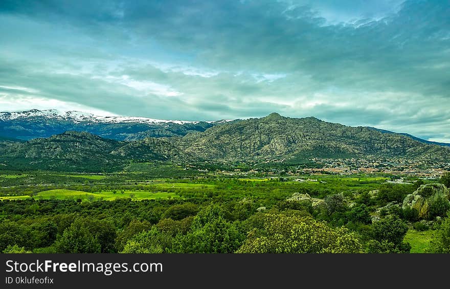 Sky, Highland, Nature, Green