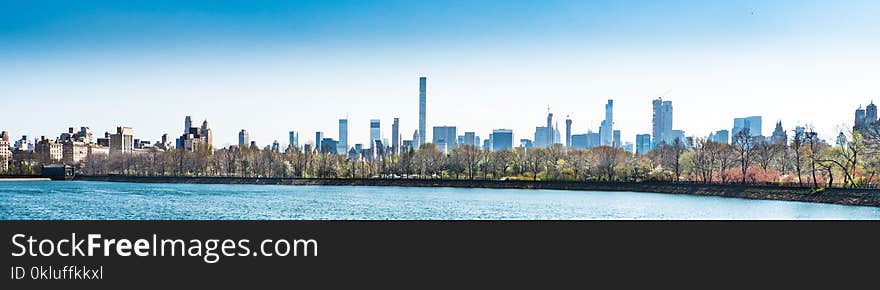 Skyline, Water, City, Daytime