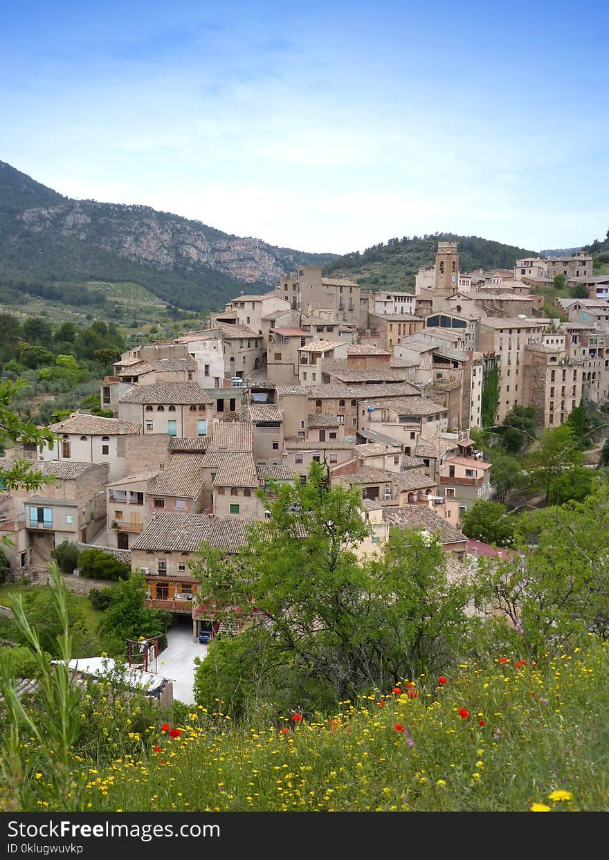 Mountain Village, Sky, Village, Historic Site